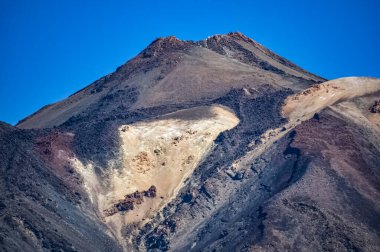 Teide Dağı volkan zirvesi Teide Ulusal Parkı, Tenerife, Kanarya Adaları, İspanya