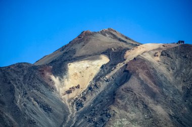 Teide Dağı volkan zirvesi Teide Ulusal Parkı, Tenerife, Kanarya Adaları, İspanya