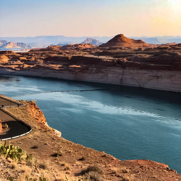 Glen Canyon Dam Est Barrage Béton Sur Fleuve Colorado Dans — Photo