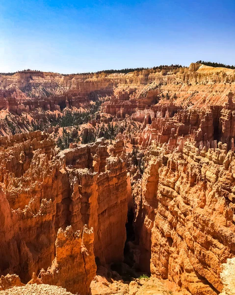 Parc National Bryce Canyon Par Une Belle Journée Été Dans — Photo