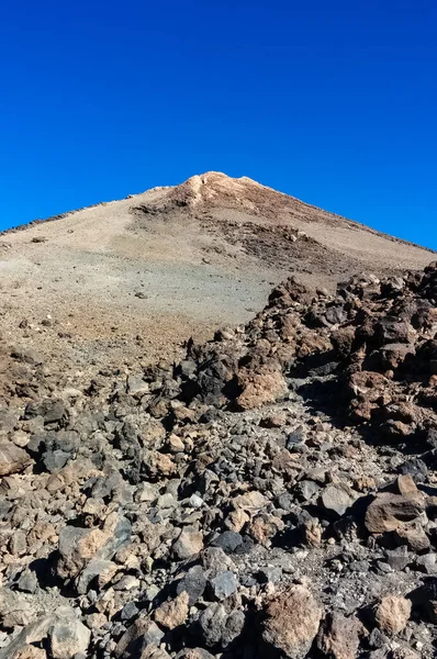 Cumbre Del Volcán Del Teide Parque Nacional Del Teide Tenerife — Foto de Stock