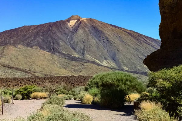 Cumbre Del Volcán Del Teide Parque Nacional Del Teide Tenerife —  Fotos de Stock