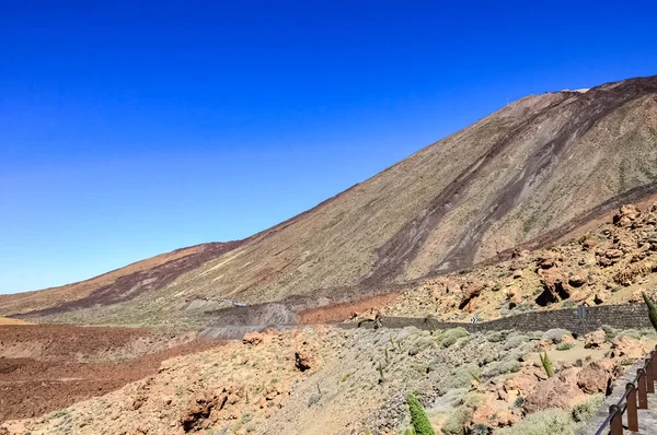 Cumbre Del Volcán Del Teide Parque Nacional Del Teide Tenerife — Foto de Stock