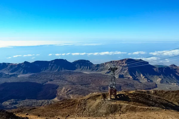 Mount Teide Vulkán Csúcstalálkozó Teide National Park Tenerife Kanári Szigetek — Stock Fotó