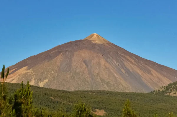 西班牙加那利群岛Tenerife Teide国家公园的Teide火山高峰 — 图库照片