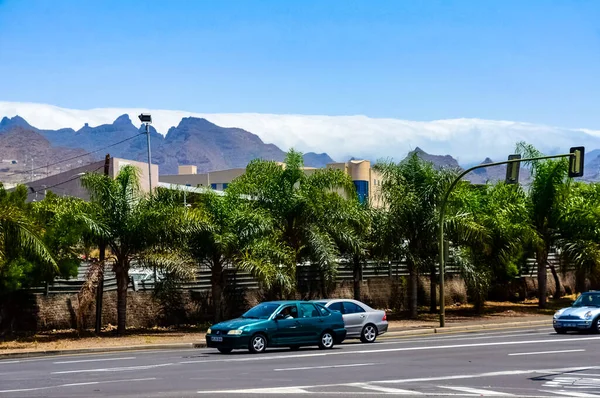 Santa Cruz Tenerife Santa Cruz Hamnstad Teneriffa Kanarieöarna Teneriffa Spanien — Stockfoto