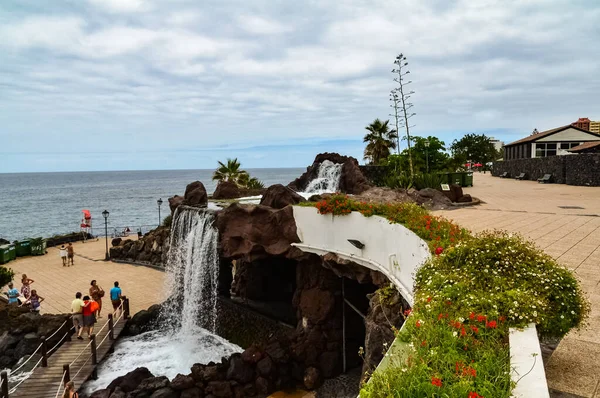 Puerto Cruz Stad Tenerife Canarische Eilanden Spanje — Stockfoto