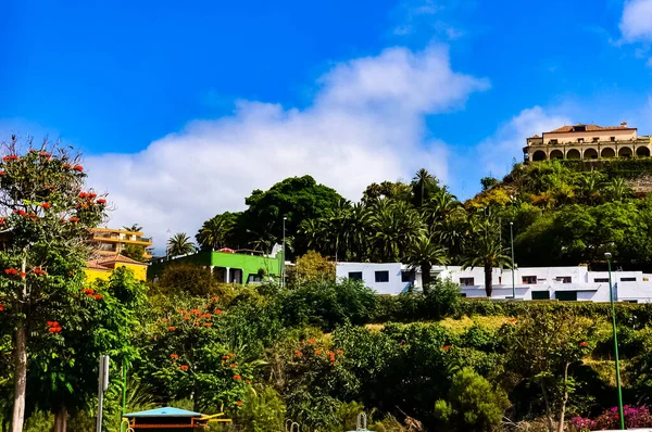 Tenerife Los Cristianos Una Ciudad Costa Suroeste Tenerife Más Grande —  Fotos de Stock