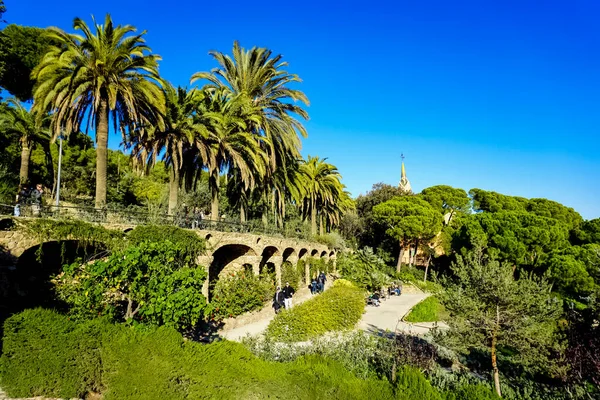 Panorama Cidade Barcelona Vista Rua Barcelona Espanha — Fotografia de Stock