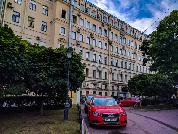 Panorama San Pietroburgo Con Edifici Storici Architettura Strade Canali San — Foto Stock