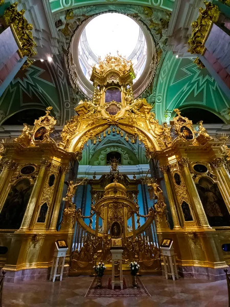 Saints Peter Paul Cathedral Known Petropavlovskaya Krepost Saint Petersburg Russia — Stock Photo, Image