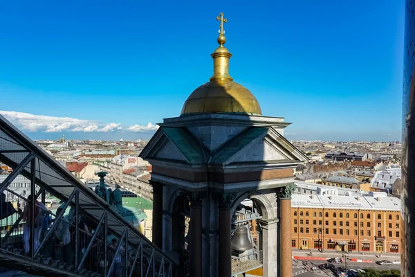 Panorama Arial Saint Pétersbourg Avec Ses Vieilles Rues Historiques Ses — Photo