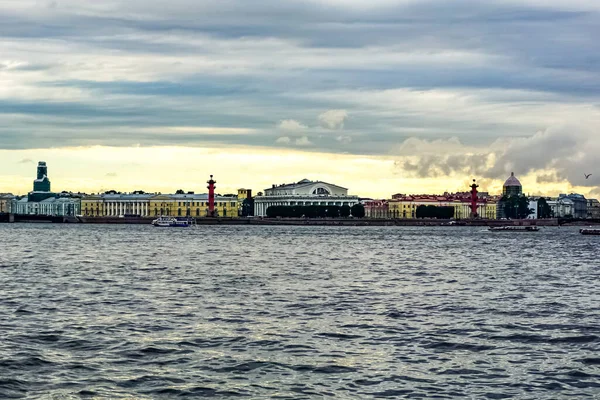 Panorama Sint Petersburg Met Historische Gebouwen Architectuur Straten Grachten Sint — Stockfoto
