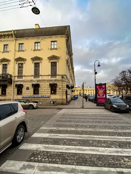 Санкт Петербурзька Панорама Історичними Будівлями Каналами Санкт Петербурзі Росія — стокове фото