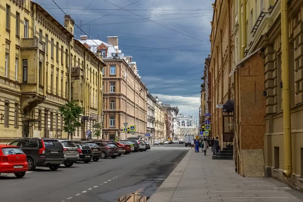 Санкт Петербурзька Панорама Історичними Будівлями Каналами Санкт Петербурзі Росія — стокове фото