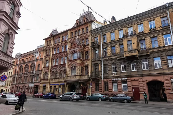 Sankt Petersburg Panorama Mit Historischen Gebäuden Architektur Straßen Und Kanäle — Stockfoto