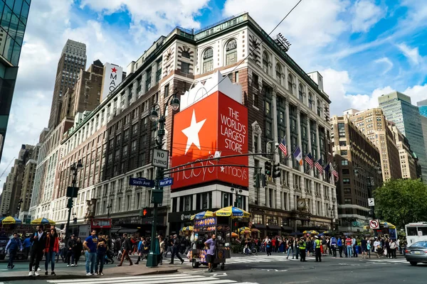 Macy Herald Square Flagship Department Store Midtown Manhattan Manhattan Nueva —  Fotos de Stock