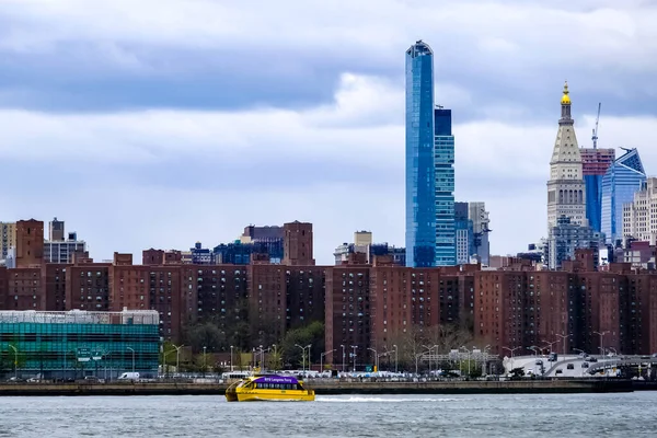 New York City Manhattans Skyline Panorama Manhattan New York — Stockfoto