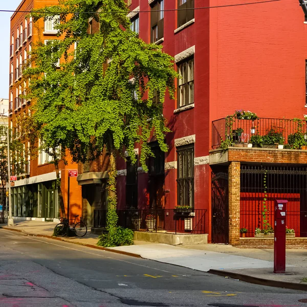 New York City Manhattan Street Panorama Manhattan New York — Foto Stock