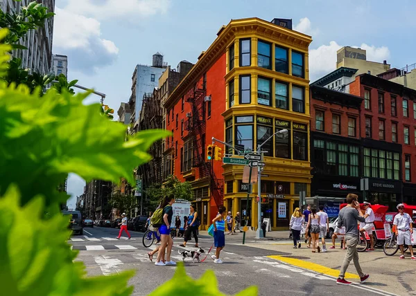 Union Square Manhattan New York Con Taxi Gialli Strade New — Foto Stock