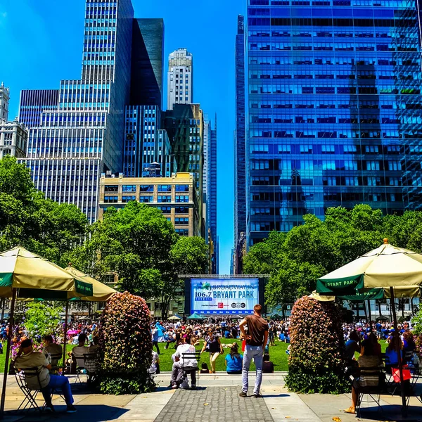 Bryant Park Nova Iorque Manhattan Nova Iorque — Fotografia de Stock