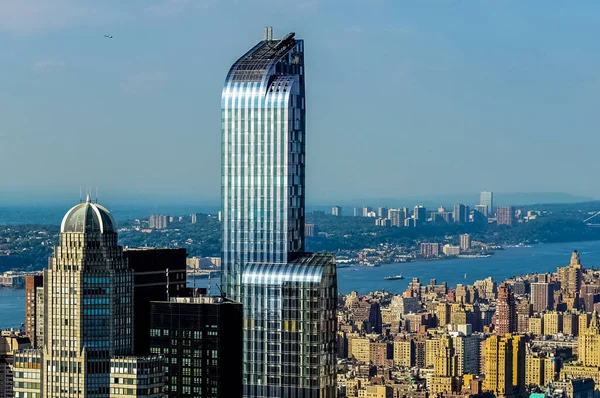 Panorama Lotu Ptaka Nowym Jorku Manhattan Nowy Jork — Zdjęcie stockowe