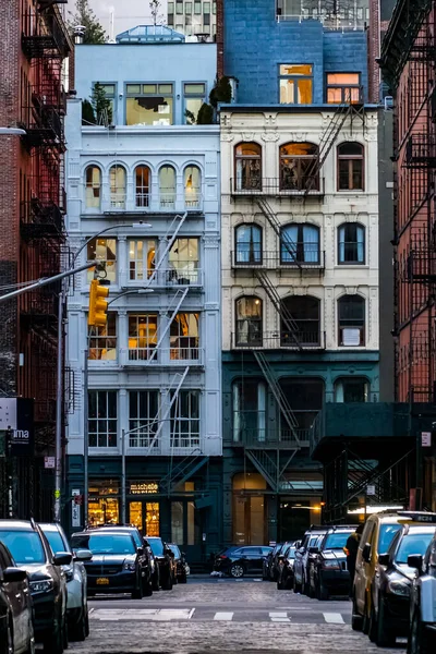 Soho Neighborhood New York City Manhattan Yellow New York City — Stock Photo, Image