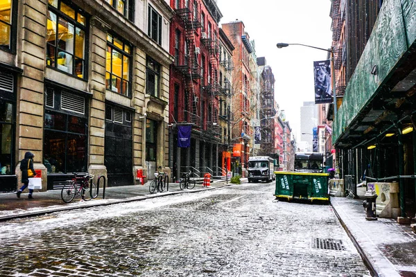 New York City Soho Neighborhood Manhattan Yellow New York City — Stock Photo, Image