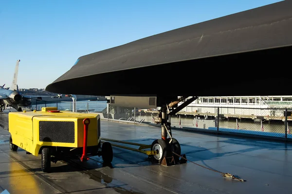 Lockheed Poprzednik Blackbird Intrepid Sea Air Space Museum Nowym Jorku — Zdjęcie stockowe