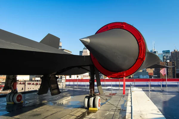 Lockheed Predecesor Blackbird Museo Intrepid Sea Air Space Ciudad Nueva — Foto de Stock