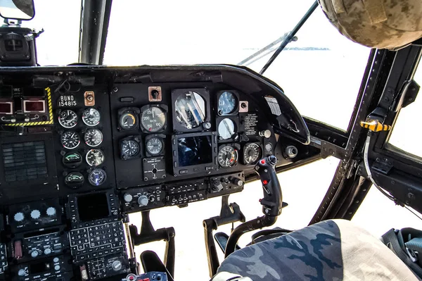 Boeing Vertol Sea Knight Cockpit Brooklyn New York Durante Settimana — Foto Stock