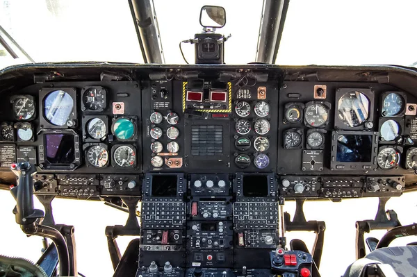 Boeing Vertol Sea Knight Cockpit Brooklyn New York New York — Stock Photo, Image