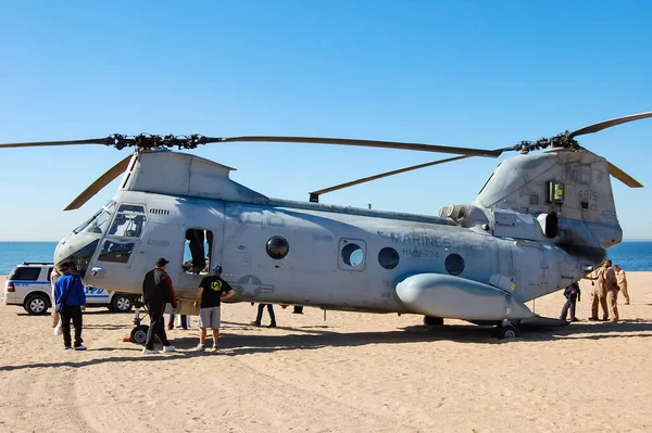 Boeing Vertol Sea Knight Egyesült Államok Tengerészgyalogsága Brooklynban New Yorkban — Stock Fotó