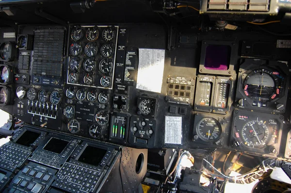 Sikorsky 53E Super Stallion Πιλοτήριο Στο Uss Iwo Jima Lhd — Φωτογραφία Αρχείου