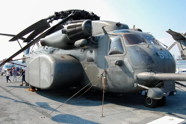 Sikorsky 53E Super Stallion Helikopter Uss Iwo Jima Lhd Amfibieangreb - Stock-foto