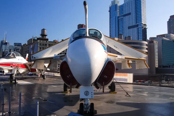 Grumman Intruder United States Navy Display Intrepid Sea Air Space — 스톡 사진