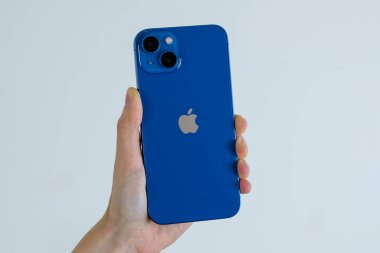 iPhone 13 in blue. 
