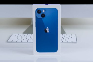 iPhone 13 in blue