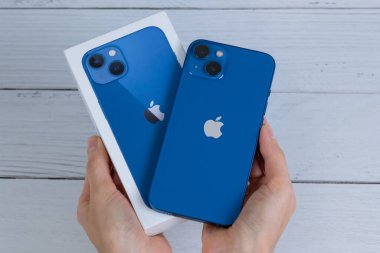 iPhone 13 in blue