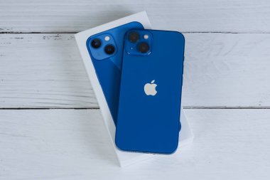 iPhone 13 in blue