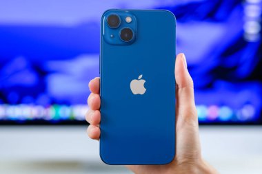 iPhone 13 in blue