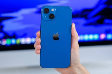 iPhone 13 in blue