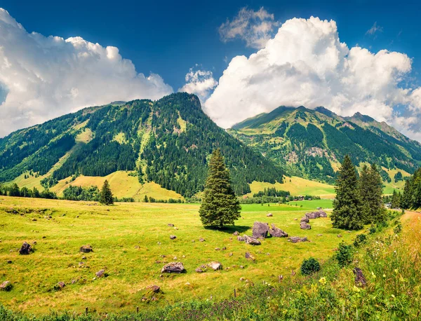 Μεγαλοπρεπής Θέα Καλοκαίρι Από Διάσημο Grossglockner High Alpine Road Μεγάλη — Φωτογραφία Αρχείου