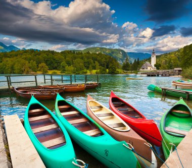 Church of st john baptist, bohinj Gölü
