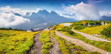 Cadini di Misurina aralığı Panoraması