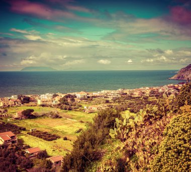 Görünüm Addolorata Milazzo bölge şehrin