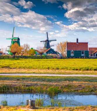 Zaanstad otantik Hollanda Mimarlık
