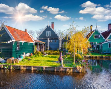 Zaanstad otantik Hollanda Mimarlık