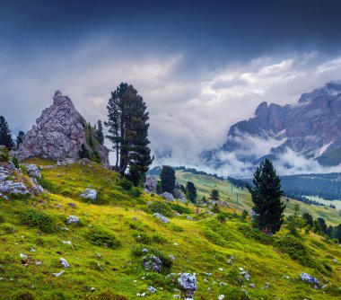 Val Gardena Vadisi sabahı