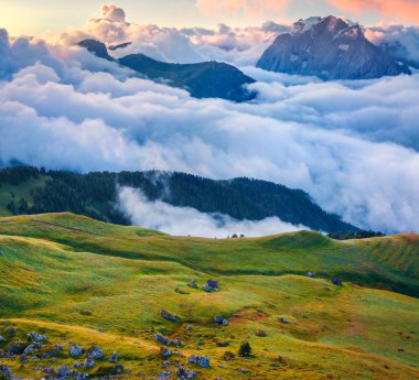 passo Sella sisli Val di Fassa Vadisi